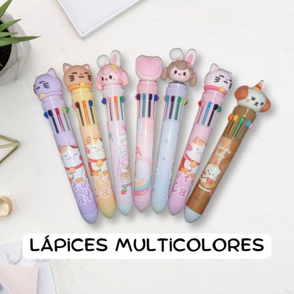 Lápiz pasta multicolor